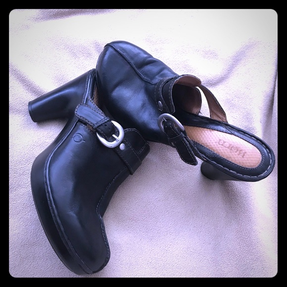 Born Shoes - Born leather clogs